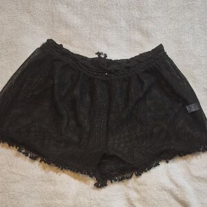 Black Swim Coverup with Elegant Design